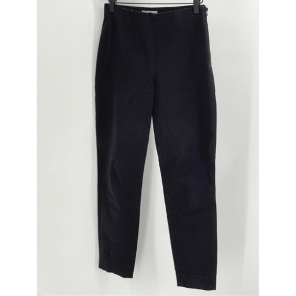 Everlane Pants - Everlane Pants Ponte Ankle Women's Size 4 Black Side Zip Stretch Waist